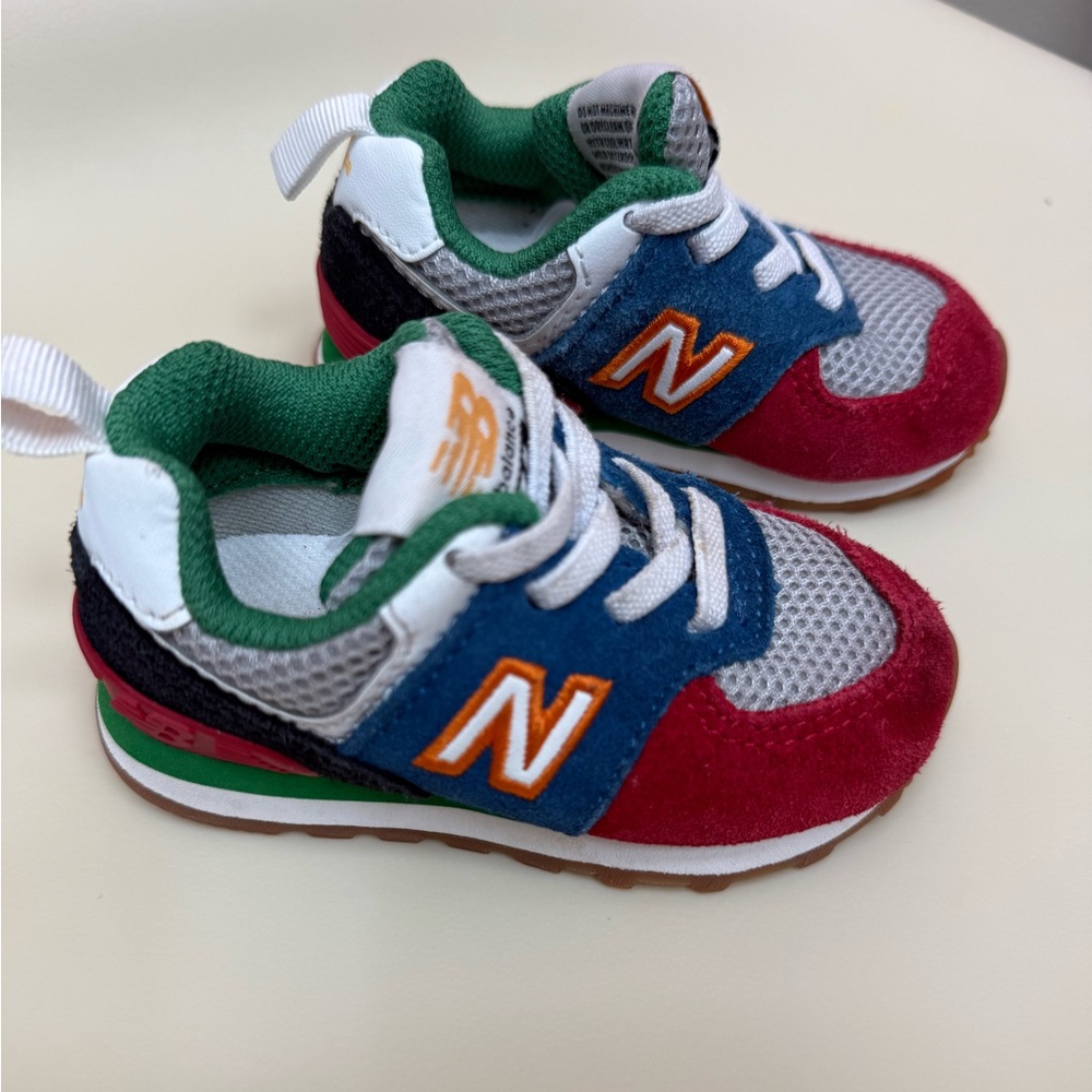New Balance 574 Toddler Multi-Color Sneakers